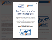 Tablet Screenshot of daubers.com